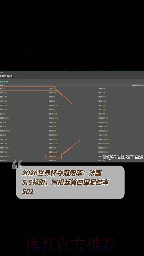 2026年世界杯赔率分析与预测方法